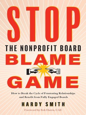 cover image of Stop the Nonprofit Board Blame Game